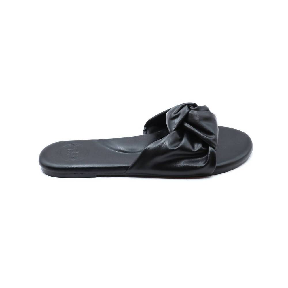 NEW SOLEI SEA women's nottie slide sandals in black